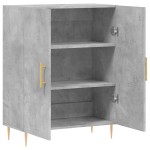 vidaXL Dulap, gri beton, 69,5x34x90 cm, lemn compozit vidaXL Dulap, gri beton, 69,5x34x90 cm, lemn compozit