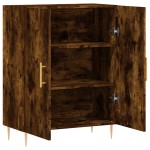 vidaXL Dulap, stejar fumuriu, 69,5x34x90 cm, lemn compozit
