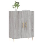 vidaXL Dulap, gri sonoma, 69,5x34x90 cm, lemn compozit