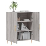 vidaXL Dulap, gri sonoma, 69,5x34x90 cm, lemn compozit
