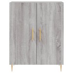 vidaXL Dulap, gri sonoma, 69,5x34x90 cm, lemn compozit