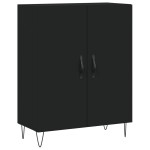 vidaXL Dulap, negru, 69,5x34x90 cm, lemn compozit