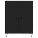 vidaXL Dulap, negru, 69,5x34x90 cm, lemn compozit
