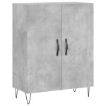 vidaXL Dulap, gri beton, 69,5x34x90 cm, lemn compozit vidaXL Dulap, gri beton, 69,5x34x90 cm, lemn compozit
