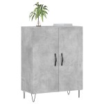 vidaXL Dulap, gri beton, 69,5x34x90 cm, lemn compozit vidaXL Dulap, gri beton, 69,5x34x90 cm, lemn compozit