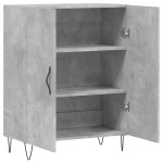 vidaXL Dulap, gri beton, 69,5x34x90 cm, lemn compozit vidaXL Dulap, gri beton, 69,5x34x90 cm, lemn compozit