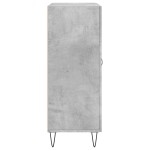 vidaXL Dulap, gri beton, 69,5x34x90 cm, lemn compozit vidaXL Dulap, gri beton, 69,5x34x90 cm, lemn compozit