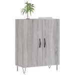 vidaXL Dulap, gri sonoma, 69,5x34x90 cm, lemn compozit vidaXL Dulap, gri sonoma, 69,5x34x90 cm, lemn compozit
