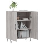 vidaXL Dulap, gri sonoma, 69,5x34x90 cm, lemn compozit vidaXL Dulap, gri sonoma, 69,5x34x90 cm, lemn compozit