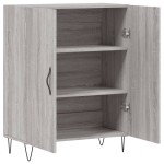 vidaXL Dulap, gri sonoma, 69,5x34x90 cm, lemn compozit vidaXL Dulap, gri sonoma, 69,5x34x90 cm, lemn compozit