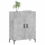 vidaXL Dulap, gri beton, 69,5x34x90 cm, lemn compozit