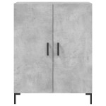 vidaXL Dulap, gri beton, 69,5x34x90 cm, lemn compozit