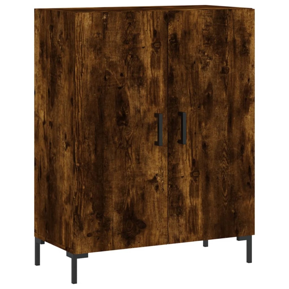 vidaXL Dulap, stejar fumuriu, 69,5x34x90 cm, lemn compozit