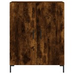 vidaXL Dulap, stejar fumuriu, 69,5x34x90 cm, lemn compozit