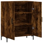 vidaXL Dulap, stejar fumuriu, 69,5x34x90 cm, lemn compozit