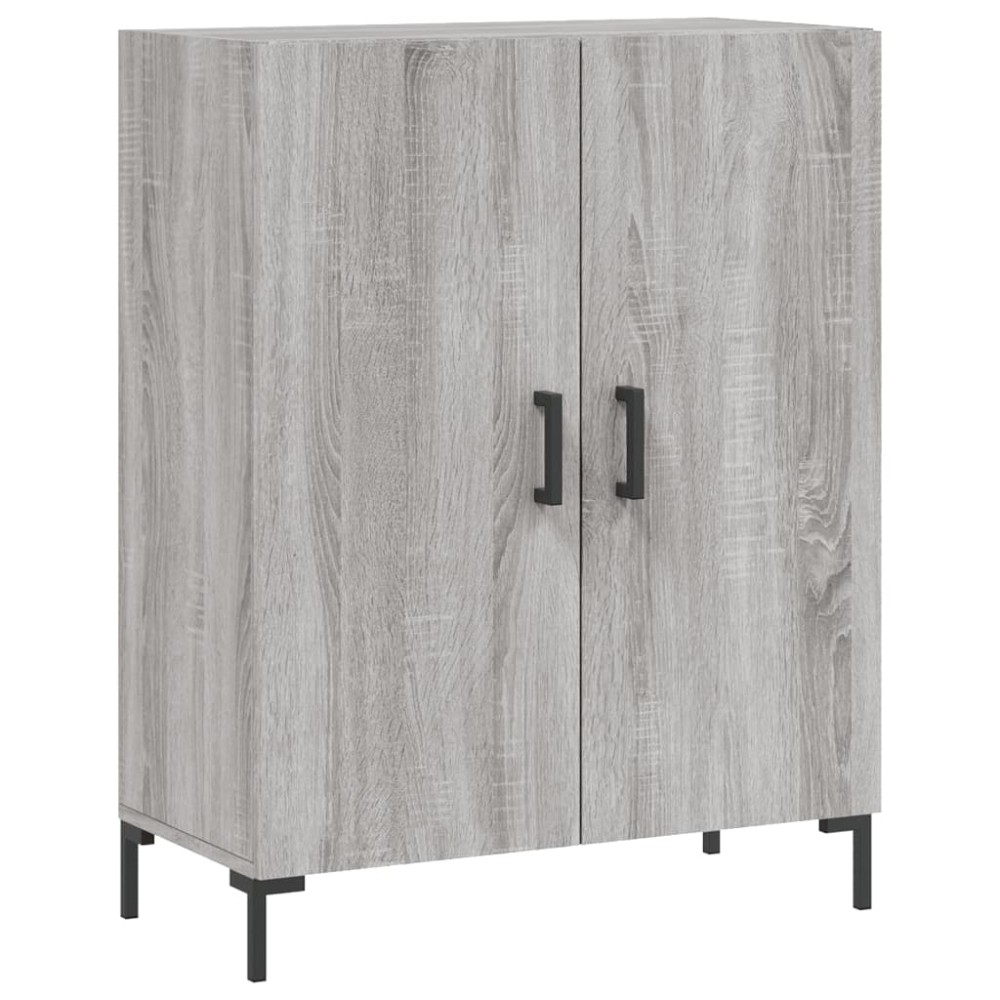 vidaXL Dulap, gri sonoma, 69,5x34x90 cm, lemn compozit