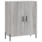 vidaXL Dulap, gri sonoma, 69,5x34x90 cm, lemn compozit
