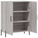 vidaXL Dulap, gri sonoma, 69,5x34x90 cm, lemn compozit
