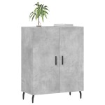 vidaXL Dulap, gri beton, 69,5x34x90 cm, lemn compozit vidaXL Dulap, gri beton, 69,5x34x90 cm, lemn compozit