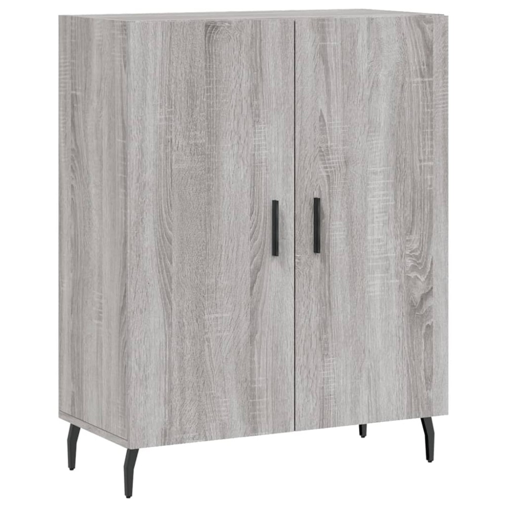 vidaXL Dulap, gri sonoma, 69,5x34x90 cm, lemn compozit