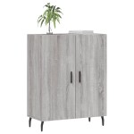 vidaXL Dulap, gri sonoma, 69,5x34x90 cm, lemn compozit