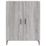 vidaXL Dulap, gri sonoma, 69,5x34x90 cm, lemn compozit