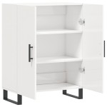 vidaXL Dulap, alb extralucios, 69,5x34x90 cm, lemn compozit
