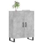 vidaXL Dulap, gri beton, 69,5x34x90 cm, lemn compozit vidaXL Dulap, gri beton, 69,5x34x90 cm, lemn compozit