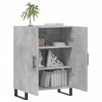 vidaXL Dulap, gri beton, 69,5x34x90 cm, lemn compozit vidaXL Dulap, gri beton, 69,5x34x90 cm, lemn compozit