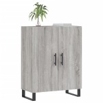 vidaXL Dulap, gri sonoma, 69,5x34x90 cm, lemn compozit