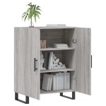 vidaXL Dulap, gri sonoma, 69,5x34x90 cm, lemn compozit