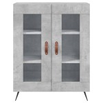 vidaXL Dulap, gri beton, 69,5x34x90 cm, lemn compozit vidaXL Dulap, gri beton, 69,5x34x90 cm, lemn compozit
