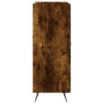 vidaXL Dulap, stejar fumuriu, 69,5x34x90 cm, lemn compozit