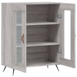 vidaXL Dulap, gri sonoma, 69,5x34x90 cm, lemn compozit vidaXL Dulap, gri sonoma, 69,5x34x90 cm, lemn compozit