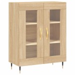 vidaXL Dulap, stejar sonoma, 69,5x34x90 cm, lemn compozit