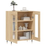 vidaXL Dulap, stejar sonoma, 69,5x34x90 cm, lemn compozit