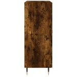 vidaXL Dulap, stejar fumuriu, 69,5x34x90 cm, lemn compozit