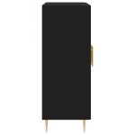 vidaXL Dulap, negru, 69,5x34x90 cm, lemn compozit