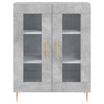 vidaXL Dulap, gri beton, 69,5x34x90 cm, lemn compozit