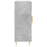 vidaXL Dulap, gri beton, 69,5x34x90 cm, lemn compozit