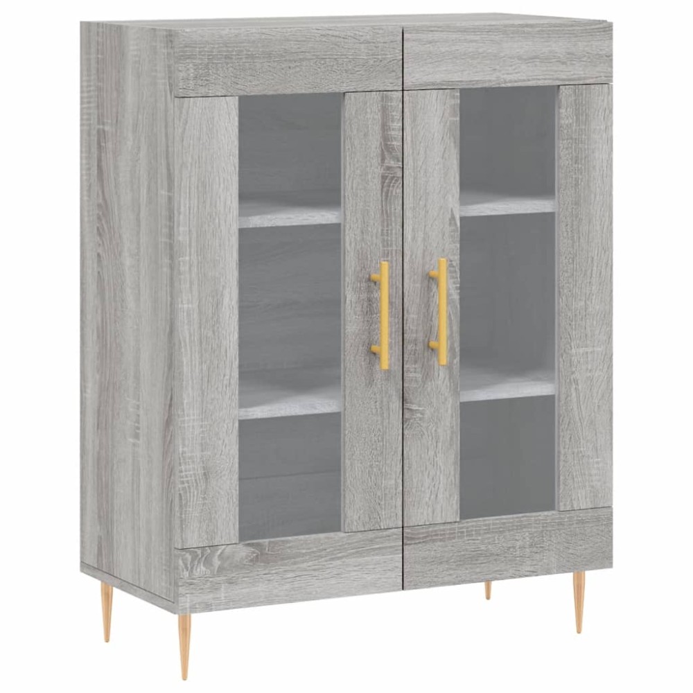 vidaXL Dulap, gri sonoma, 69,5x34x90 cm, lemn compozit