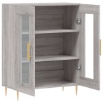 vidaXL Dulap, gri sonoma, 69,5x34x90 cm, lemn compozit vidaXL Dulap, gri sonoma, 69,5x34x90 cm, lemn compozit