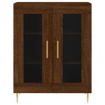 vidaXL Dulap, stejar maro, 69,5x34x90 cm, lemn prelucrat