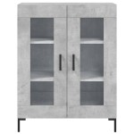 vidaXL Dulap, gri beton, 69,5x34x90 cm, lemn compozit vidaXL Dulap, gri beton, 69,5x34x90 cm, lemn compozit