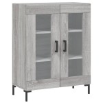 vidaXL Dulap, gri sonoma, 69,5x34x90 cm, lemn compozit
