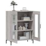 vidaXL Dulap, gri sonoma, 69,5x34x90 cm, lemn compozit