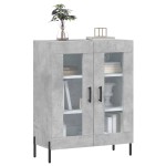 vidaXL Dulap, gri beton, 69,5x34x90 cm, lemn compozit vidaXL Dulap, gri beton, 69,5x34x90 cm, lemn compozit