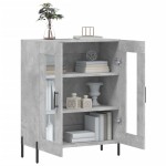 vidaXL Dulap, gri beton, 69,5x34x90 cm, lemn compozit vidaXL Dulap, gri beton, 69,5x34x90 cm, lemn compozit