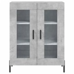 vidaXL Dulap, gri beton, 69,5x34x90 cm, lemn compozit vidaXL Dulap, gri beton, 69,5x34x90 cm, lemn compozit