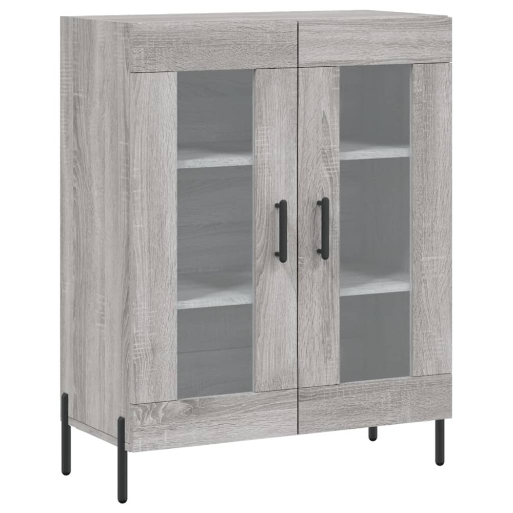 vidaXL Dulap, gri sonoma, 69,5x34x90 cm, lemn compozit